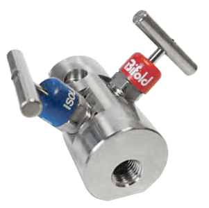  Bifold Model NV04 - Needle Valve / Compact Block & Bleed Manifolds 