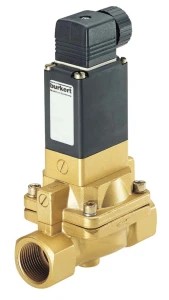  Burkert Type 5282 - 2/2  Brass Or Stainless Steel Solenoid Valve For Slightly Contaminated Fluids 