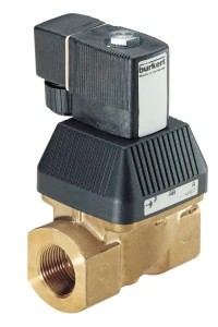  Burkert  6213 - 2/2 Brass Or Stainless Steel Valve Normally Closed Waterhammer 