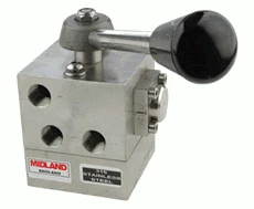  Midland Acs Model 1800 - Stainless Steel Fluoslide Directional Control Valve 